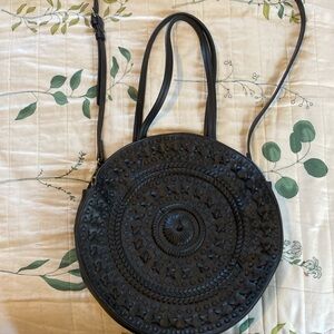 Anthropologie Kelsey Round Shoulder Bag
